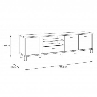 TV staliukas "HAYATO" 3